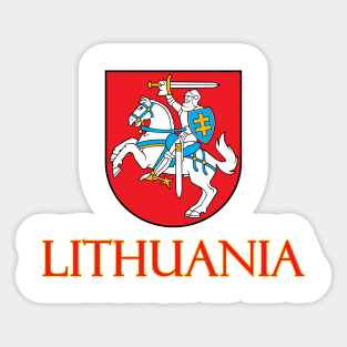 Lithuania - Coat of Arms Design Sticker